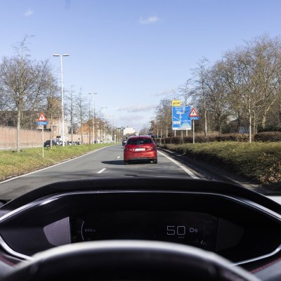 auto op snelweg